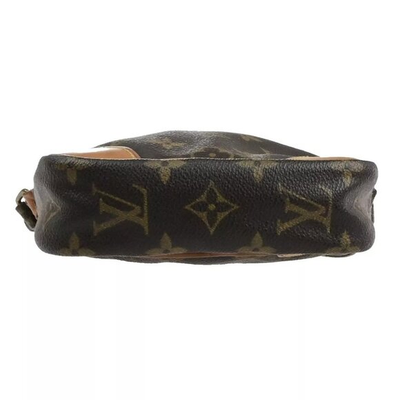 LOUIS VUITTON Danube Shoulder Bag Monogram Leather Brown France - Picture 7 of 11
